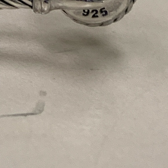 david yurman 3mm white topaz bracelet - Picture 3 of 5